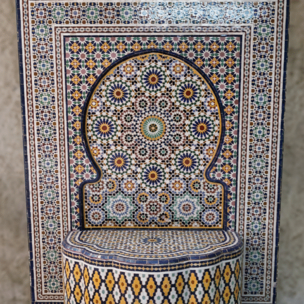 Fontaine en Zellige marocaine – Fontaine F-001