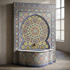 Fontaine en Zellige marocaine – Fontaine F-2