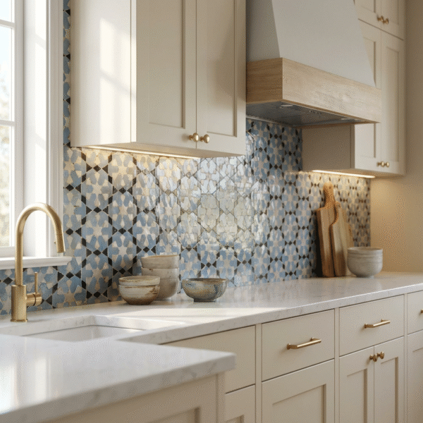 Kitchen_Tile_3 Carreau Zellige Marocain Authentique