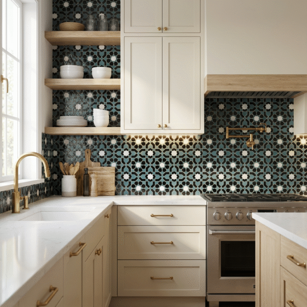 Kitchen_Tile_4 Carreau Zellige Marocain Authentique