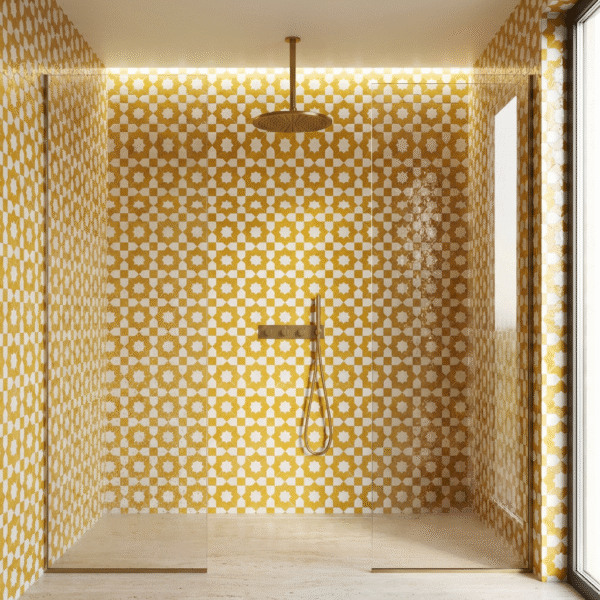 Shower_Tile_11 Carreau Zellige Marocain Authentique
