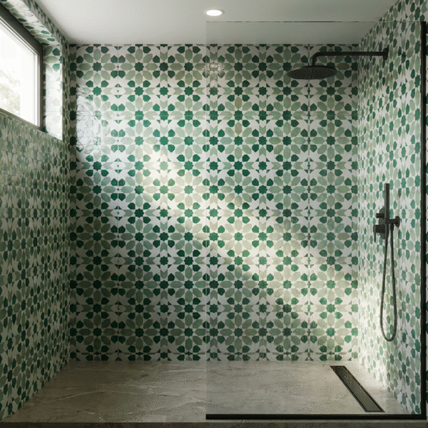 Shower_Tile_14 Carreau Zellige Marocain Authentique
