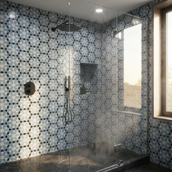 Shower_Tile_3 Carreau Zellige Marocain Authentique