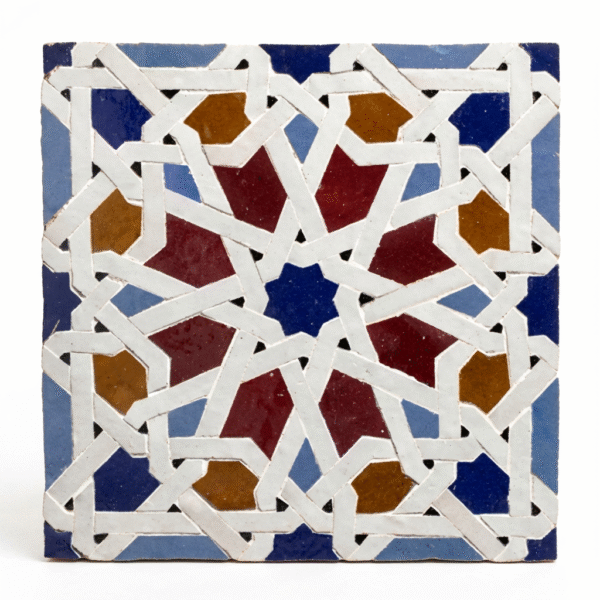 Tile_19 Carreau Zellige Marocain Authentique