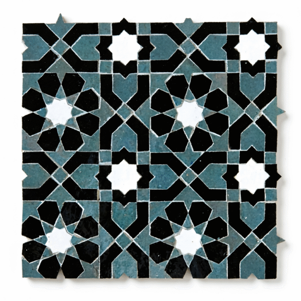 Tile_4 Carreau Zellige Marocain Authentique