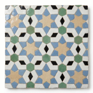Tile_6 Carreau Zellige Marocain Authentique